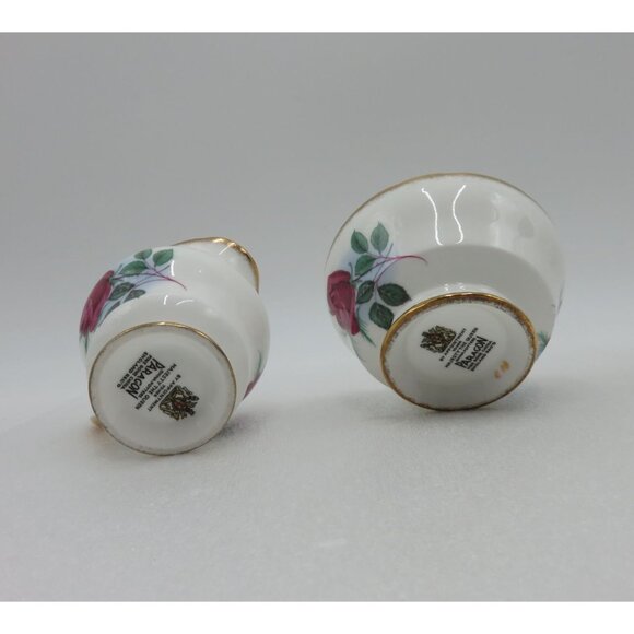 Paragon Fine Bone China Creamer and Sugar Bowl Rose Theme Vintage - Picture 9 of 10